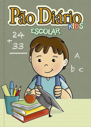 Pão Diário Kids Escolar - Quadro Negro, De Simone Mota. Editora Mrbc Distribuidora Literatura Devocional, Capa Mole Em Português