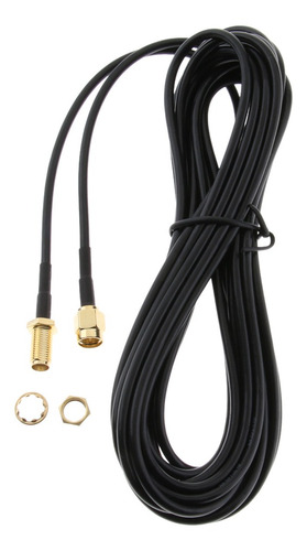 2 Unidades Rp-sma Macho A Hembra Tuerca Bulkhead Crimp Rg174