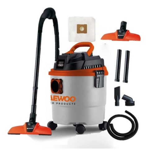 Aspiradora Polvo Liquido Tacho De 15lts 1000w 2 En 1 Daewoo