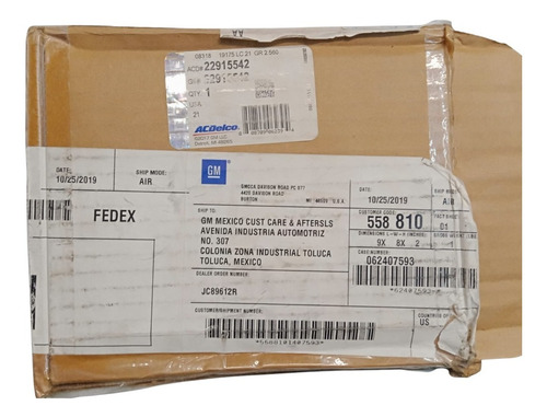 Módulo De Control De Carrocería Gm Genuine Parts 22915542