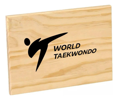 Set 6 Tablas De Madera 9mm Para Partir  Taekwondo