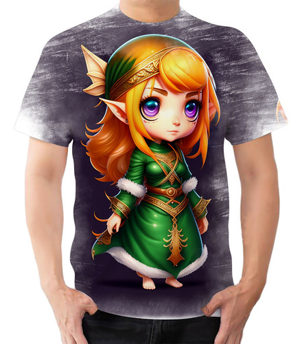 Camiseta Camisa Zelda The Legend Of Zelda Jogos Videogame