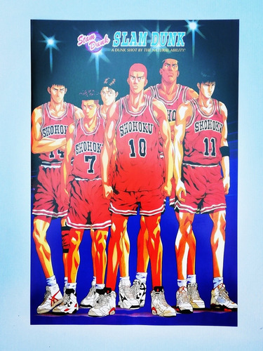 Póster Slam Dunk Equipo