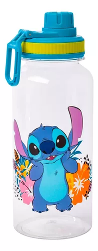 Silver Buffalo - Botella de agua de Lilo y Stitch de Disney