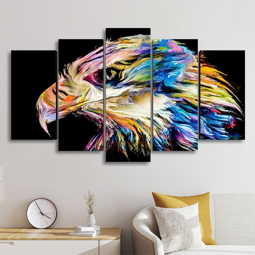 Cuadro Decorativo Animales Art Aguila Colors