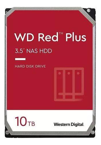 Disco Duro Western Digital Red Plus 10tb Nas Sata 7200 Rpm