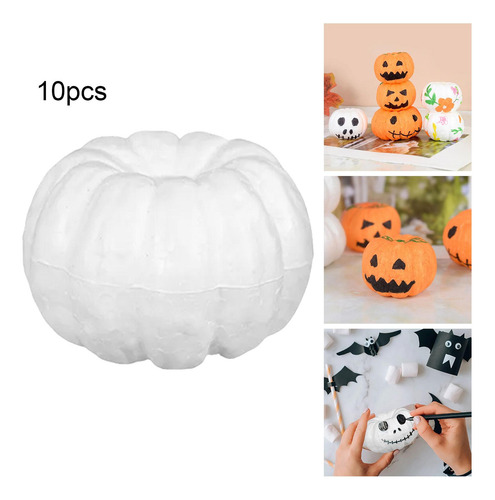 Calabazas De Espuma Hechas A Mano, 10 Uds., Artes Diy 10cm