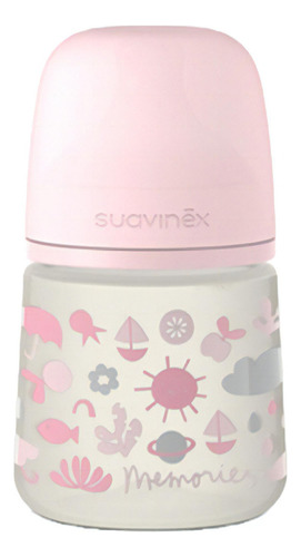Biberon 150ml/5oz Sxpro Flujo Lento The New Classic Suavinex Color Rosa