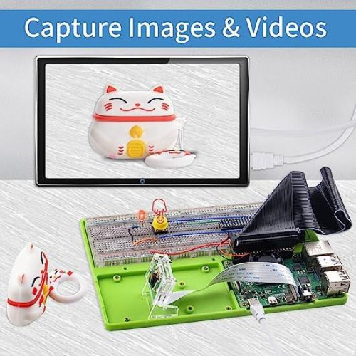 Geeekpi Kit De Inicio Completo Para Raspberry Pi 4b, Python