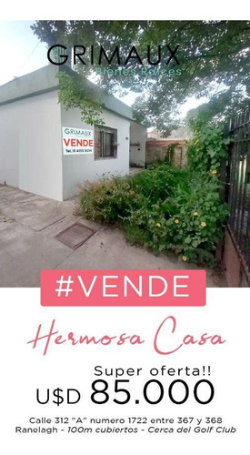 Casa  En Venta Ubicado En Ranelagh, Berazategui, G.b.a. Zona Sur