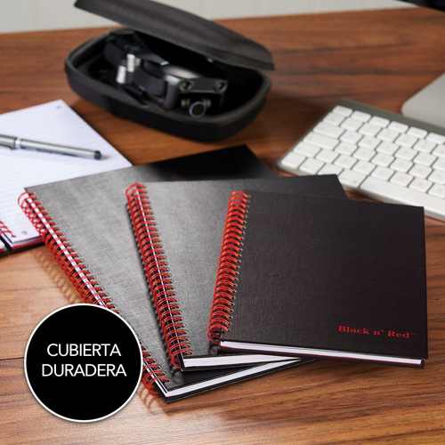 Paquete De 2 Cuadernos Ejecutivos Black N' Red Tapa Dura