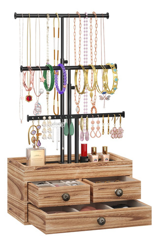 X-cosrack Organizador De Árbol De Joyería De 3 Niveles De.