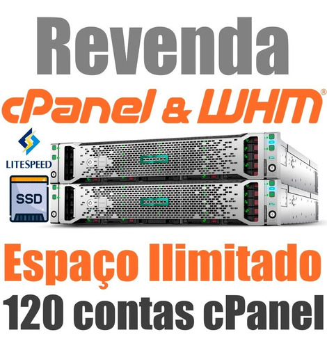 Revenda De Hospedagem Whm/cpanel Ilimitado Ssd Litespeed