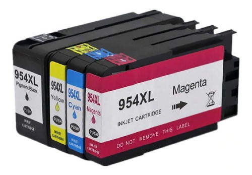 Imagen 1 de 1 de Kit Cartuchos Genericos Para Hp 954xl 7740 8210 7730 8710