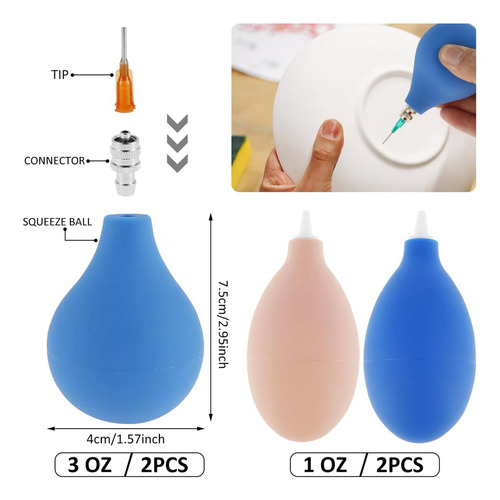 Aplicador Pottery Precision, Con Punta De Aguja Para Exprimi
