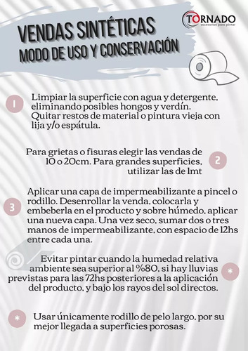 Imagen 8 de 10 de Manta Elástica Velo Geotextil Venda Reforzada Gruesa 1x50