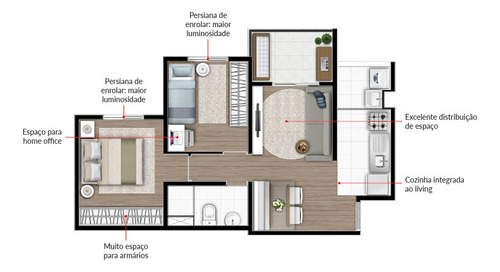 Imagem 22 de 24 de Apartamento À Venda No Bairro Vila Valparaíso - Santo André/sp - O-5307-13106