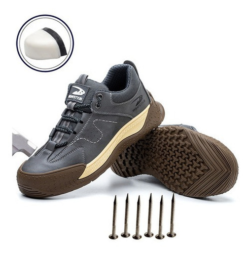 Tenis Industriales Hombre Seguridad Trabajo Casquillo Jb676