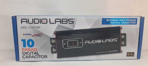Audio Labs Capacitor Digital Nano 10 Farad Con Voltimetro
