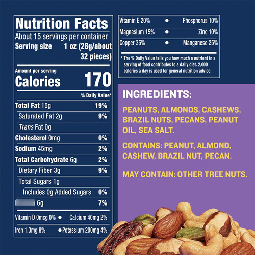Mezcla De Nueces 400 G Ideal Para Picar Y Compartir