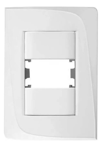 Placa 1 Posto Tendenza 4x2 Pezzi Linha 50.000 Branco
