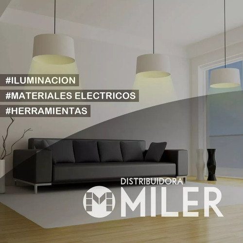 Imagen 10 de 10 de Spot Led Embutir Circular Plastico Con Dicro Led 7w Pack X10
