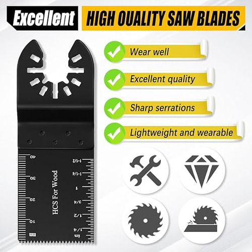 Pack 20 De Cuchillas De Corte De 32 Mm Para Sierra Universal