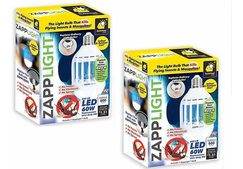 Zapplight Lote De 2 Bombillas Led De 920 Lúmenes Para Insect