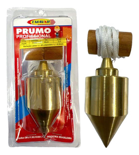 Prumo Centro Emavah Profissional Pesado - 600g