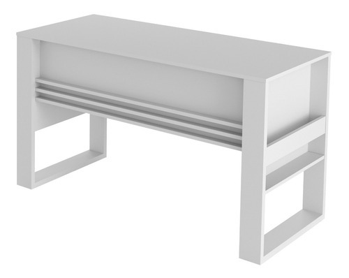 Mesa, mesa para PC, mesa de escritório, 127 cm de comprimento - 4146, cor: branco