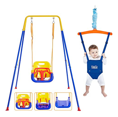 Funlio Juego De Columpio 2 En 1 Para Niños Pequeños Y Bebés,