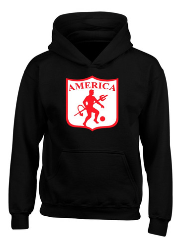 Buzo America Cali Saco Capota Hoodie Serie Black