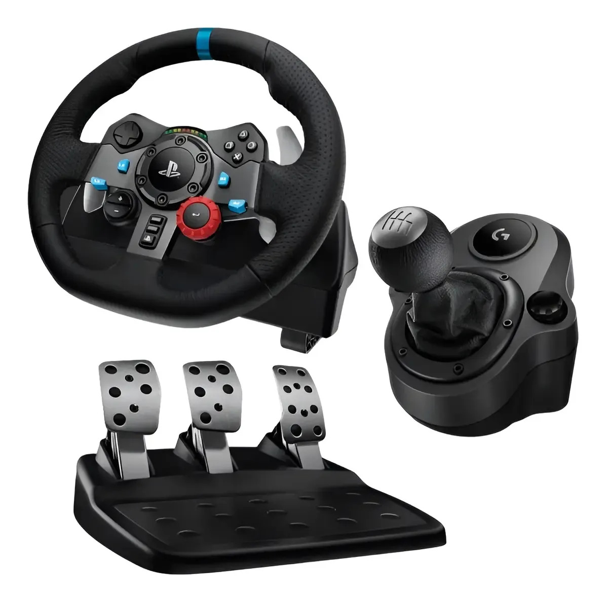 Volante Logitech G29 Driving Force Com Pedais E Câmbio Para Pc