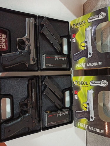 Imagen 3 de 8 de Pistola Traumatica Ekol Firat Magnum Beretta 92fs 9mm P.a.