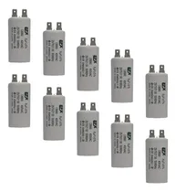 Comprar Kit 10 Capacitores Permanentes 8uf 400v Terminal Cbb60.