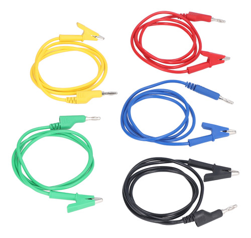 Cable De Prueba Banana Plug, 5 Unidades, Kit De Cables De Mu