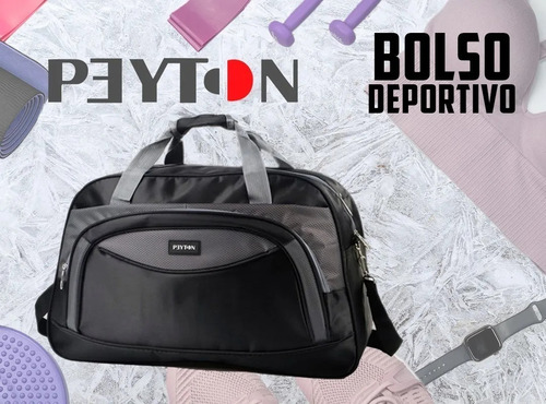 Imagen 8 de 10 de Bolso Alpine Gym Grande Deportivo Urbano Reforzado Tira De Hombro Color La Mejor Calidad! Diseño By Tsr