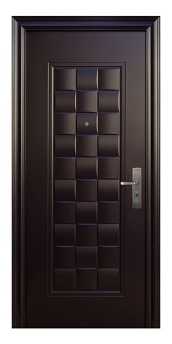 Puerta De Seguridad Xe Luxury 100-213 Aper Izq Acero 100% Ch Color Chocolate