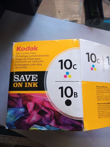 Cartuchos Kodak 10 Par Negro Y Color