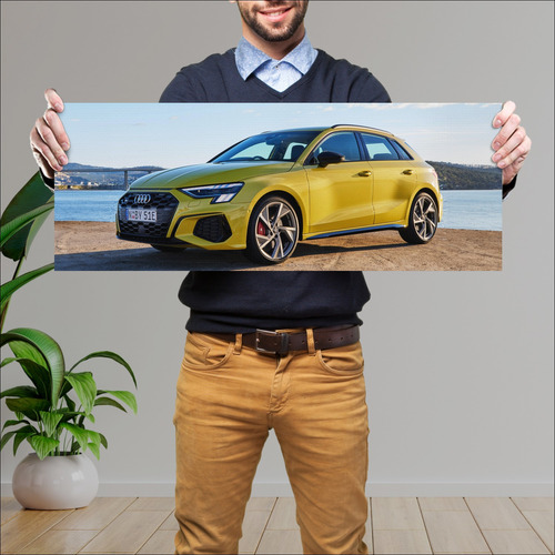 Cuadro 30x80cm Auto 2022 Audi S3 Sportback Au 10 908