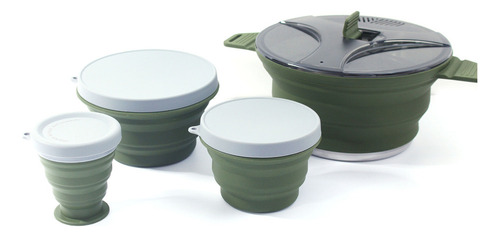 * Set Compacto De Utensilios De Cocina Para Cocinar, Ollas