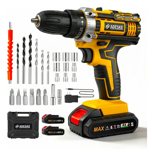 Taladro Destornillador Inalambric Electrico De Impacto Llave