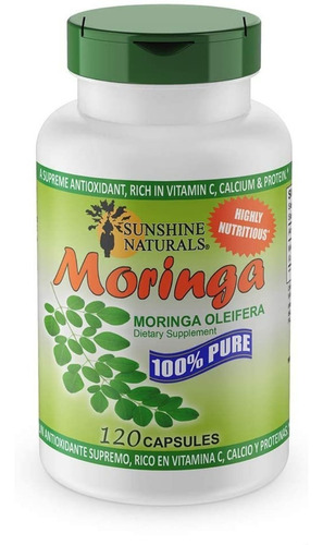 Moringa 120caps -sunshine Natural - Unidad a $2556