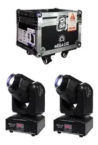 Comprar Kit 2 Cabezas Roboticas 30w Spot Gobos Megaluz Incluye Case