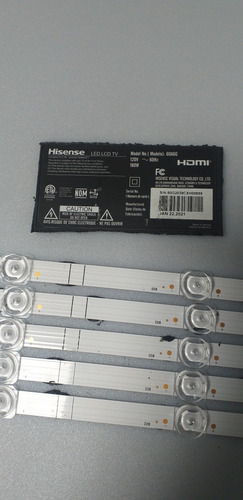 Kit De Leds Para Pantalla Hisense Modelo 60a6g (Usado)