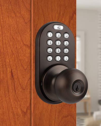 Cerradura De Puerta Sin Llave Milocks Dkk-02ob Con Entrada T