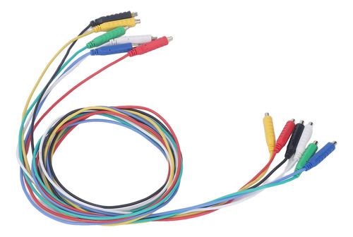 6 Cables De Prueba Jumper Wires, Silicona, Suave Y Flexible,