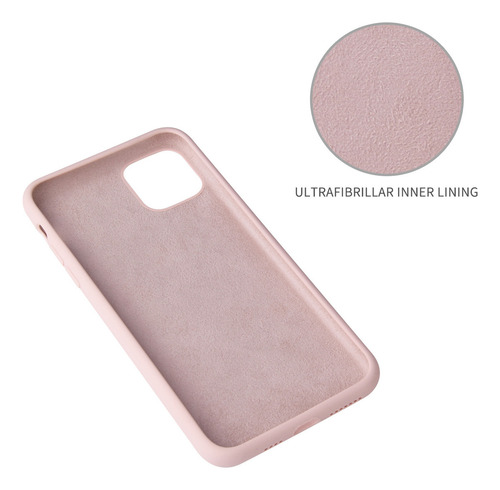Capa Resistente Para iPhone Da Série Silicon Colores
