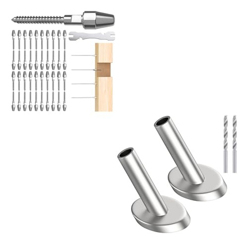 Juego De 20 Pares De Barandillas De Cable Tensor Quicklock50