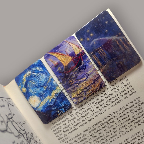 Separadores Magnéticos De Libros Colección Vincent Van Gogh